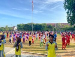 Jumat Ceria SMKN 1 Terbanggi Besar tak Hanya Sebatas Senam