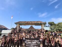 Pramuka SMAN 1 Gunung Terang dan SMKN 1 Gunung Agung Kolaborasi Gelar Tapak Tilas