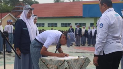 Pelantikan Kepengurusan OSIS SMKN 1 Padang Cermin